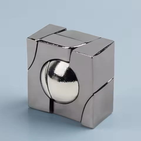 Metal Brain Teaser Puzzles 9PCS Educational Intellectual Toys Unlock Interlock IQ Test Adults Kids M