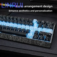 Full Key Carbon Fiber Texture Side Engraved Keycap wooting60HE Keyboard Transparent RGB Mechanical K