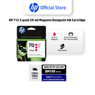HP 712 3-pack 29-ml Magenta DesignJet Ink Cartridge - Compatible to HP DesignJet T210 T230 T250 T630