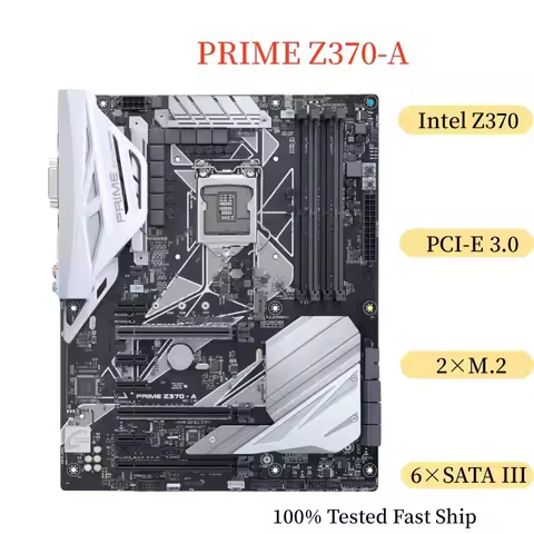 For ASUS PRIME Z370-A Motherboard 64GB LGA 1151 DDR4 ATX Mainboard 100% Tested Fast Ship