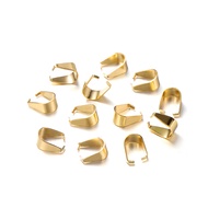 St. Kunkka 50 Chiếc Kẹp Nối Mặt Dây Chuyền Bằng Thép Không Gỉ Kẹp Bảo Lãnh Móc Cài Màu Vàng Tự Làm T