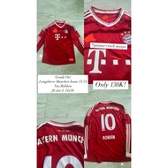 Bayern Munich home long sleeve Jersey 13/14 robben nameset