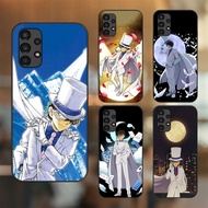 Samsung A13, A32 4G, A32 5G, A33 5G case with black border printed with Kaito Kid Conan Magic Kaito 