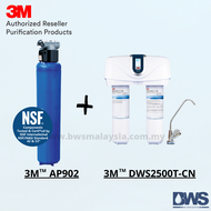 3M AP902 Outdoor Water Filter Package with 3M DWS2500T-CN Indoor Drinking Water Filter