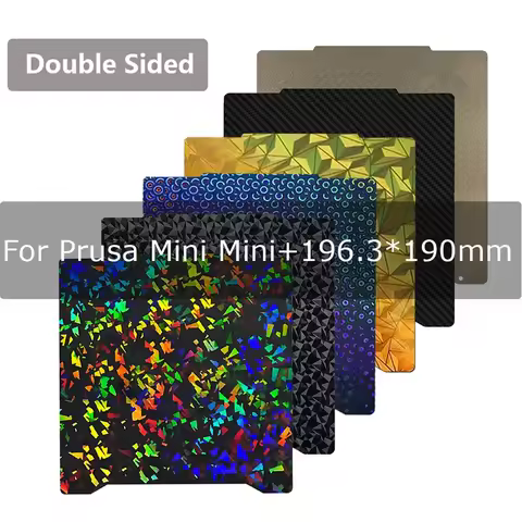 For Prusa Mini Mini Upgrade Heatbed Build Plate Double-sided Textured PEI Powder-coated Spring Steel