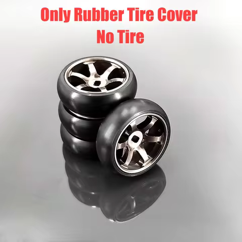 4pcs Wheel Tires Tyre Upgrade Parts 25mm RC Car Tires Replacement RC Car Wheel Tires Accessories for