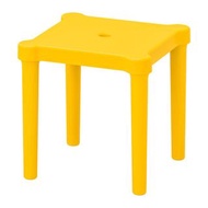 Ikea UTTER 兒童椅凳, 室內/戶外用/黃色