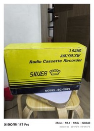 SILVER SC-2929 收音機卡式錄音機