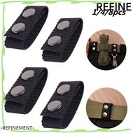 REFINEMENT 1/4/8Pcs Belt Keeper  Double Snaps Outdoor Heavy Duty