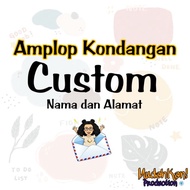 Amplop Kondangan Nama / Amplop Kondangan Custom / Amplop Kondangan /