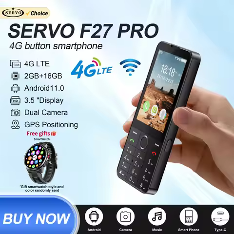 Free Gift! SERVO F27 PRO 4G LTE Smartphone Android11.0 OS 2GB+16GB Speed Dial Google Play WiFi 2 SIM