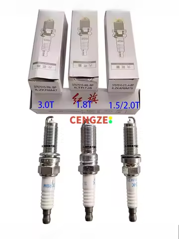 4 Pcs/Set HONGQI H5 OUSADO H7 H6 HS5 HS7 HQ9 Spark Plugs Engine Sparks 3707010-46L 3707010-27L 37070