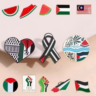 Palestine pin badge enamel finish accessories