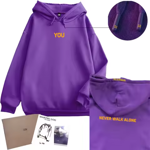 2025 Original Hoodie Printed Seven With You 13 You Never Walk Alone Digital File Jimin Merch For Fan