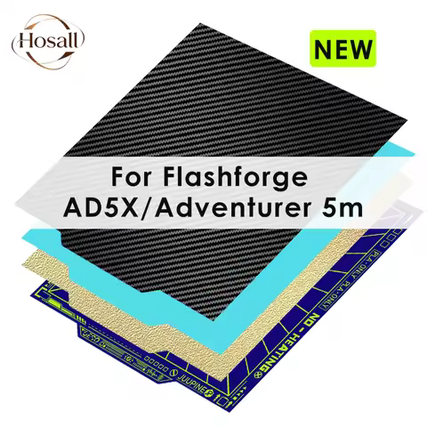 For Flashforge AD5X Build Plate Adventurer 5m Build Plates Steel Sheet Bed Replacement for Flashforg