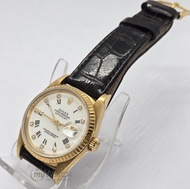 Rolex 16018G 18k 白羅馬鑽石面 原裝扣 淨錶 watch only
