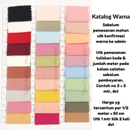 KAIN BAHAN SATIN VELVET PREMIUM ORIGINAL METERAN ROLL GRADE A SILKY