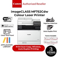 Canon imageCLASS MF752Cdw All-In-One Colour Laser Printer (Print Scan Copy Auto Duplex Network Wi-Fi