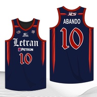 CSJL Letran Knights NCAA San juan de Letran Full Sublimated Basketball Jersey (TOP) - Abando