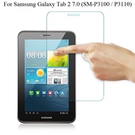 For Samsung Galaxy Tab 2 7.0 tempered glass screen protector GT-P3100 P3110 P3100 film guard