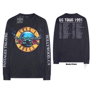GUNS N' ROSES Hollywood Tour Long Sleeve Tee | Guns N' Roses, Men's Loose Cotton  2.26