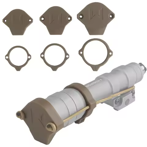 Tactical Optical Sight Scope Protection Cover Cap for M300 M600 X300 X300V MR SR Airsoft Rifle Light
