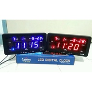 Happy88นาฬิกาดิจิตอล (CX2158) 21.5X10.3X3CM นาฬิกา ตั้งโต๊ะ LED DIGITAL CLOCK นาฬิกาแขวน นาฬิกาตั้งโต๊ะ นาฬิกา นาฬิกาดิจิตอล นาฬิกาแขวน นาฬิกาตั้งโต๊ะ สุ่มสี