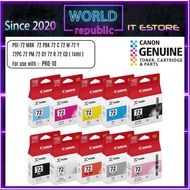 Canon Original Ink Cartridges PGI72 PGI-72 pgi 72 pgi72 PBK/PM/PC/CO/MBK/GY/R/C/Y/M For Canon PIXMA 