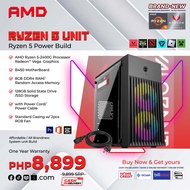 Brandnew System Unit CPU Ryzen 5 2400ge 8gb 128gb ssd Standard Case