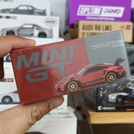 Mini GT Porsche 911 GT3 RS Guards Red Box Seal MGT01060