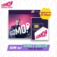 GOMO 5G LTE SIM With 30 days UNLI  data Globe