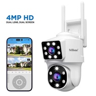 Srihome4MP Surveillance Camera Outdoor Waterproof Dome Tracking WiFi Security Camera Smart Security