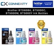 Brother BTD60BK BT5000C BT5000M BT5000Y Ink Bottle BT5000 For DCP-T226 MFC-T920DW DCP-820DW DCP-T520