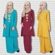 [ XXS - 10XL ] Kurung Riau Moden . Kurung Pahang Moden Plain . Muslimah Plus Size Sedondon Raya . Baju Nikah . Hajijah H