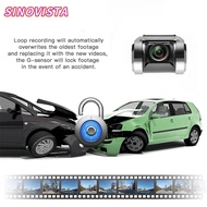 SINOVISTA Smart Car Camera, 360° View Expandable Memory Dash Camera,  ADAS HD 1080P Video Recorder V