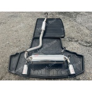 JDM FGK Fujitsubo Used Original Muffler Exhaust Ekzos Exzos Piping Tabung Tengah Japan