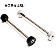 Aceoffix Titanium Ti Bike Hub Axle For Brompton Dahon Folding Bike QR Quick Release Hub 74/85/100/130/135mm