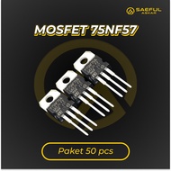Transistor Mosfet 75NF75 N-Channel for Electric Bicycle Controllers Contents 50pcs