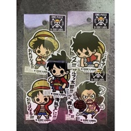 One Piece B-Side Label Sticker - Monkey D. Luffy Luffy Luffy