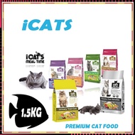 [SISTER PET] Icats Premium Cat Food All Seris 1.5KG