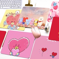 Cartoon BT21 Printed 30 x 25 CM Mouse Pad Game Office Home Multimedia Computer Keyboard Non-slip Mou