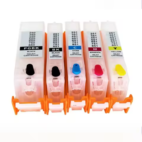 PGI 550 CLI 551 Refillable Ink Cartridge with ARC Chips 550 551 For Canon PIXMA IP7250 MG 6350 MG 54