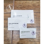 [NEW PURE WHITE] Artificer's Crib Index Card 3x5/4x6/5x8" Unruled/Plain 120gsm by 100s