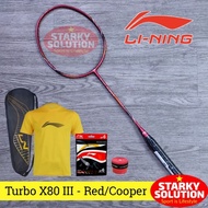 3U LINING TURBO X80 Gen 3 HEAD HEAVY Original Badminton Racket