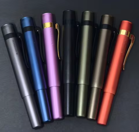 Mini Hongdian M2 Black Forest Metaverse Sports Pocket Metal Fountain Pen 26# Nib School Office Suppl