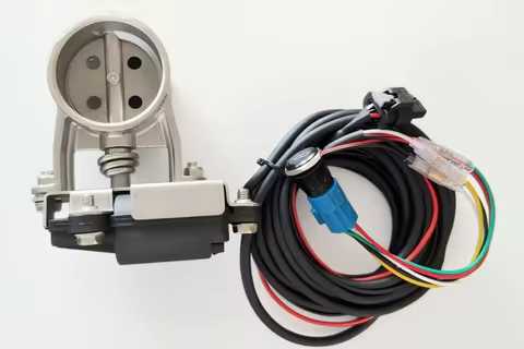 Electric exhaust control valve Electric Valve Unit with black logo button control Excellent sealing