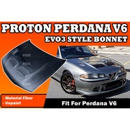 PROTON PERDANA V6 EVO3 FRONT BONNET DEPAN EVO 3 PERDANA E3 BONET