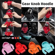 Cute Fashion Hoodie Gear Shift Knob Cover Car Racing Shift Knob Cover Auto Manual Shift Lever Clothe