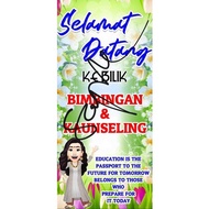 (Ready Stock) Bilik Kaunseling/Banner Kecerian Bilik Khas/Bilik Bimbingan Dan Kaunseling