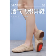 Flying Woven Dance Shoes Mesh Female Teacher Shoes Jazz Dance Soft Bottom Dance Shoes Body Fitness Shoes Modern Dance Shoes